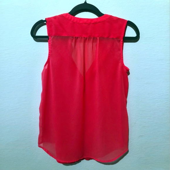 American Eagle Silk Sleeveless Blouse - Picture 2 of 3
